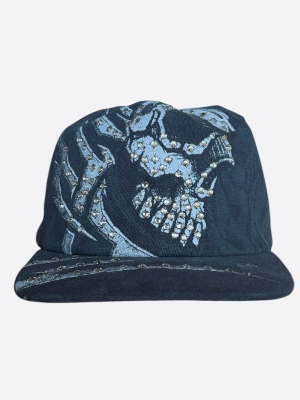 Bossi Black Rhinestone Embellished Hat